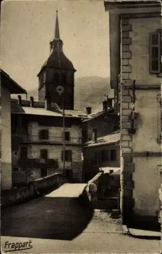 Ak Beaufort sur Doron, Le vieux Pont, Clocher