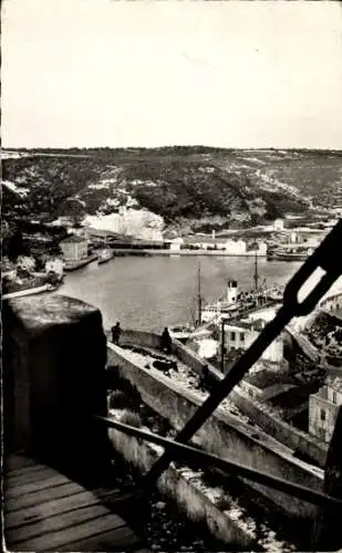 Ak Bonifacio Corse du Sud, Le Port vu du Pont-Levis