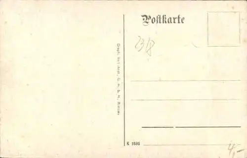 Ak Oleśnica Oels Schlesien, Kronprinzliches Schloss, Parkseite