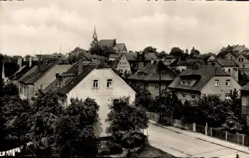 Ak Lommatzsch in Sachsen, Teilansicht