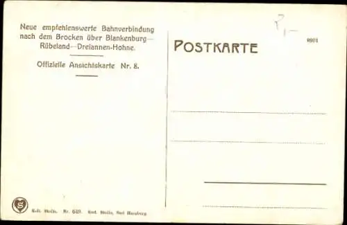 Ak Schierke Wernigerode am Harz, Teilansicht