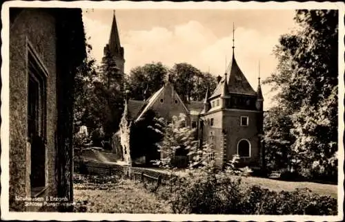 Ak Neuhausen im Erzgebirge, Schloss Purschenstein