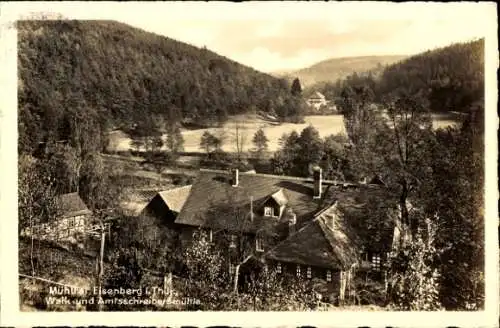 Ak Eisenberg in Thüringen, Mühltal, Walkmühle und Amtsschreibersmühle