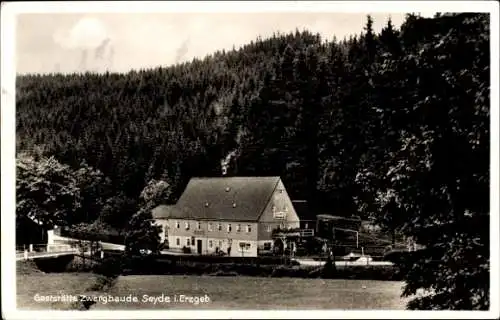 Ak Seyde Hermsdorf im Erzgebirge, Gaststätte Zwergbaude