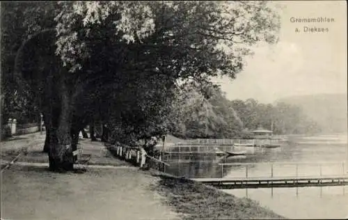 Ak Gremsmühlen Malente in Ostholstein, Teilansicht, Dieksee