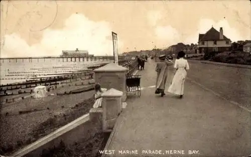 Ak Herne Bay Kent England, West Marine Parade