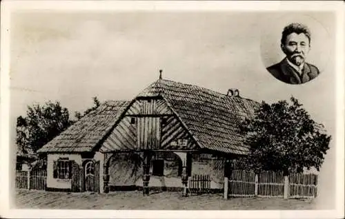 Ak Lázně Bělohrad Bad Bielohrad Neudorf Region Königgrätz, Geburtshaus K. W. Karel Václav Rais