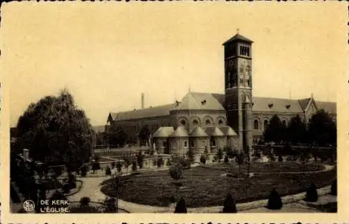 Ak Westmalle Malle Flanders Antwerpen, Zisterzienserabtei, Kirche