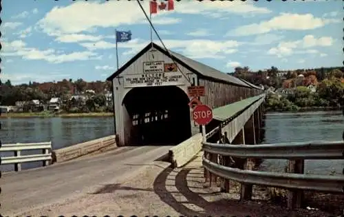 Ak New Brunswick Kanada, Hartland Bridge