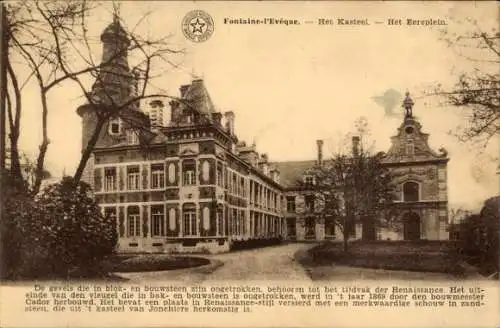 Ak Fontaine l'Évêque Wallonie Hennegau, Schloss