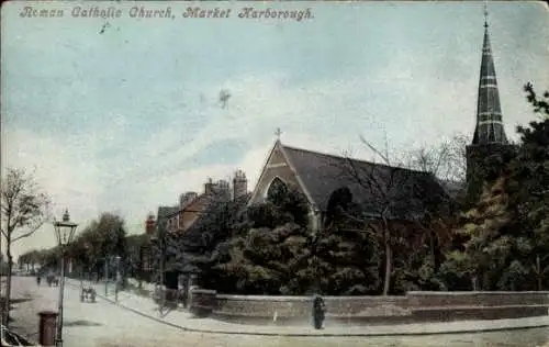 Ak Market Harborough East Midlands, Römisch-katholische Kirche