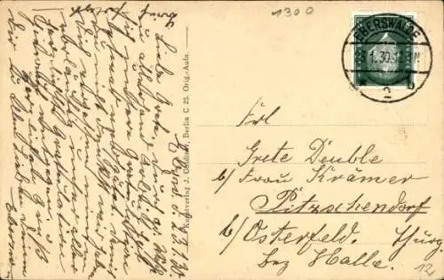 Ak Eberswalde in der Mark, Stettiner Straße, Zugbrücke