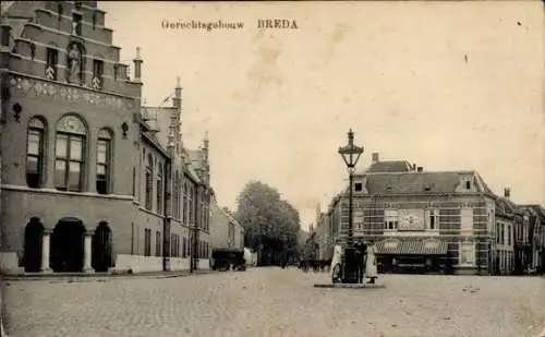 Ak Breda Nordbrabant Niederlande, Gerichtsgebäude