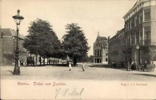 Ak Breda Nordbrabant Niederlande, Palais van Justice