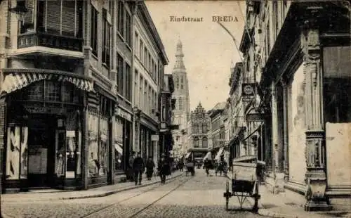 Ak Breda Nordbrabant Niederlande, Eindstraat