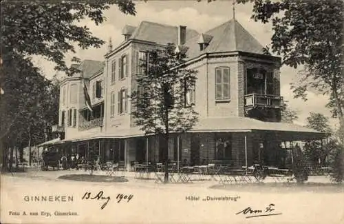 Ak Ginneken en Bavel Nordbrabant Niederlande, Hotel Duivelsbrug