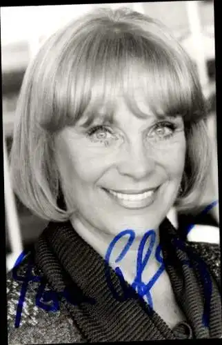 Ak Schauspielerin Eva Pflug, Portrait, Autogramm