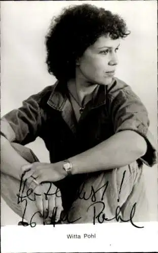Ak Schauspielerin Witta Pohl, Portrait, Autogramm