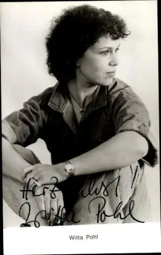 Ak Schauspielerin Witta Pohl, Portrait, Autogramm