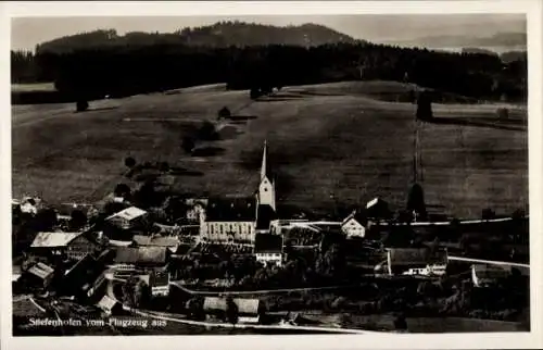 Ak Stiefenhofen im Allgäu Schwaben, Fliegeraufnahme