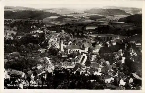 Ak Stockach im Hegau Baden, Fliegeraufnahme