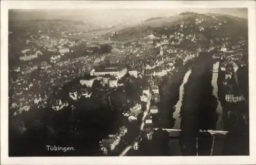 Ak Tübingen am Neckar, Fliegeraufnahme, Panorama