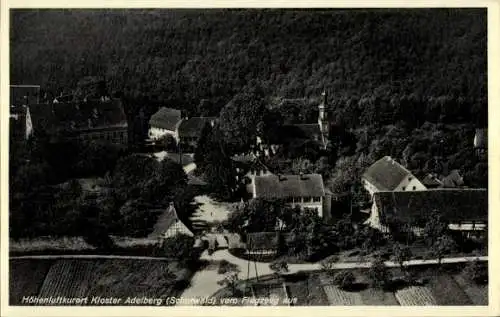 Ak Adelberg bei Göppingen, Fliegeraufnahme