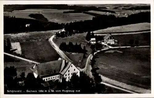 Ak Escheck Schönwald im Schwarzwald, Fliegeraufnahme