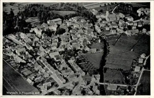 Ak Bad Wurzach in Oberschwaben, Fliegeraufnahme