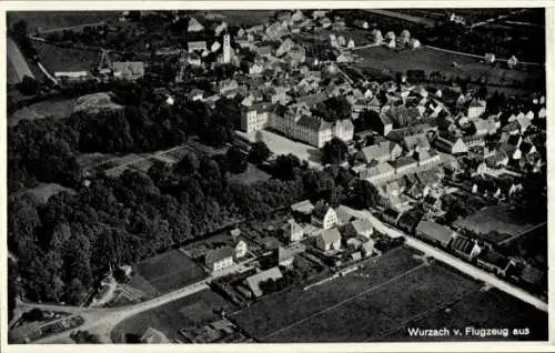 Ak Bad Wurzach in Oberschwaben, Fliegeraufnahme