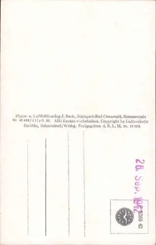 Ak Ohrdruf in Thüringen, Fliegeraufnahme