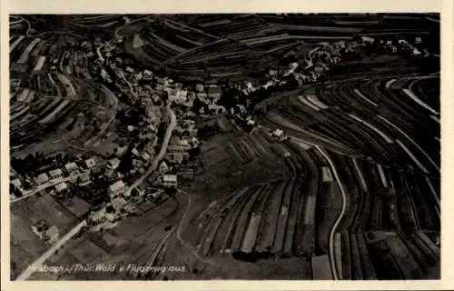 Ak Heubach Masserberg in Thüringen, Fliegeraufnahme