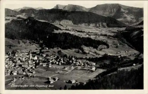 Ak Oberstaufen im Allgäu, Fliegeraufnahme