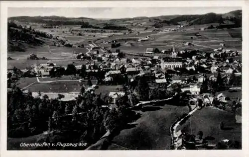 Ak Oberstaufen im Allgäu, Fliegeraufnahme