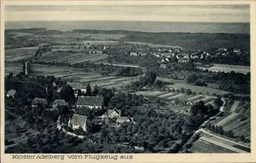 Ak Adelberg bei Göppingen, Fliegeraufnahme