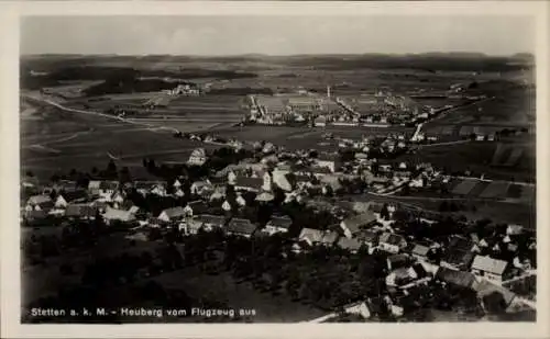 Ak Stetten am kalten Markt, Lager Heuberg, Fliegeraufnahme