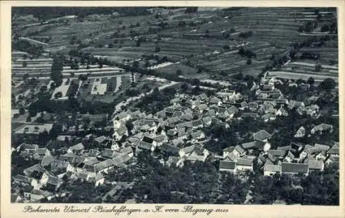 Ak Bischoffingen Vogtsburg im Kaiserstuhl, Fliegeraufnahme