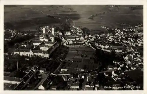 Ak Ottobeuren Bayern, Fliegeraufnahme, Kloster