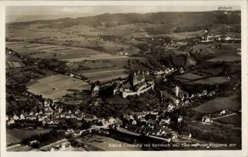 Ak Hessental Schwäbisch Hall in Württemberg, Einkorn, Schloss Comburg, Fliegeraufnahme