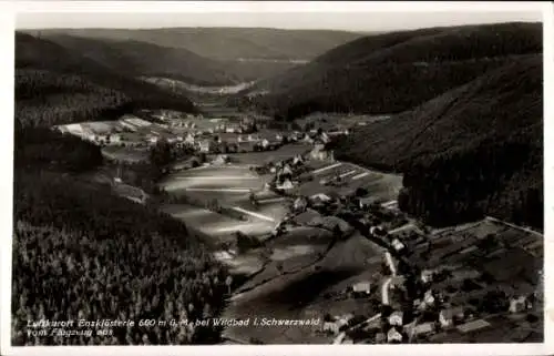 Ak Enzklösterle im Schwarzwald, Fliegeraufnahme