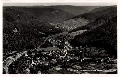 Ak Unterreichenbach im Schwarzwald, Fliegeraufnahme