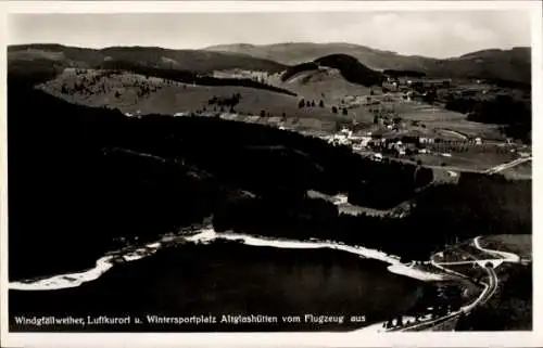 Ak Altglashütten Feldberg im Schwarzwald, Fliegeraufnahme