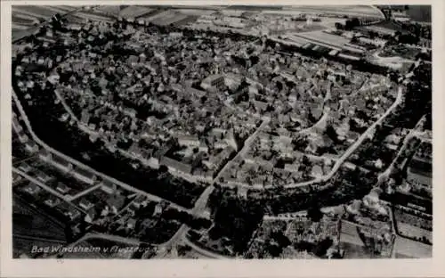 Ak Bad Windsheim in Mittelfranken, Fliegeraufnahme