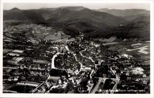 Ak Bad Bergzabern an der Weinstraße Pfalz, Fliegeraufnahme