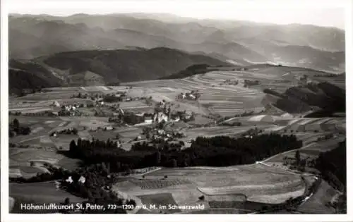 Ak St. Peter im Schwarzwald, Fliegeraufnahme