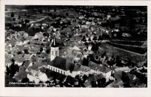 Ak Oberrotweil Vogtsburg im Kaiserstuhl, Fliegeraufnahme