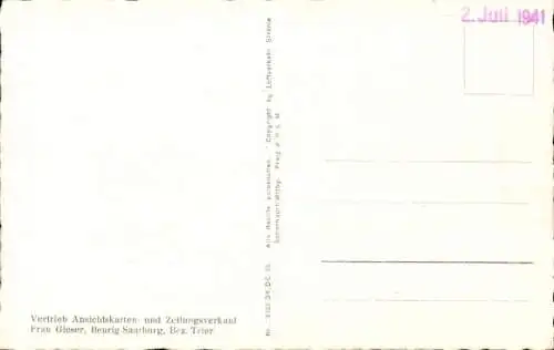 Ak Saarburg an der Saar Bezirk Trier, Fliegeraufnahme