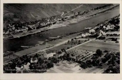 Ak Kinheim an der Mosel, Fliegeraufnahme