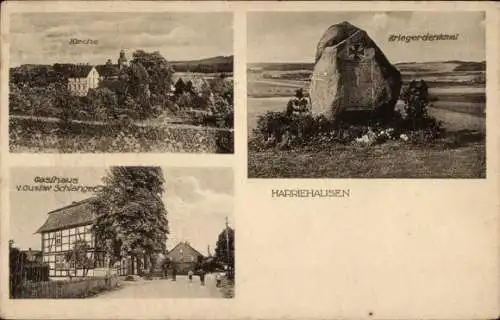 Ak Harriehausen Bad Gandersheim in Niedersachsen, Gasthaus Gustav Schlanger