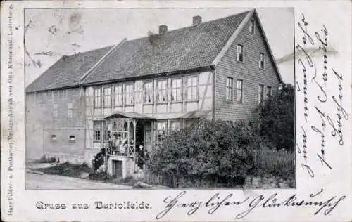 Ak Bartolfelde Bad Lauterberg im Harz, Wohnhaus, Hausbewohner